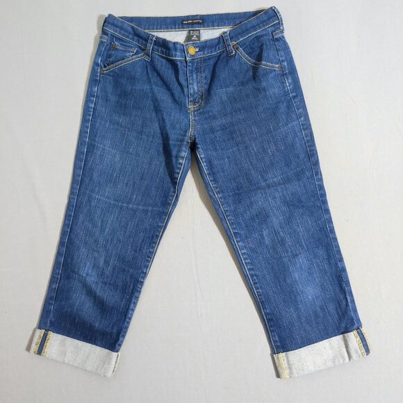 New York & Company Capri jeans women's size 10 denim blue colour - Picture 1 of 11